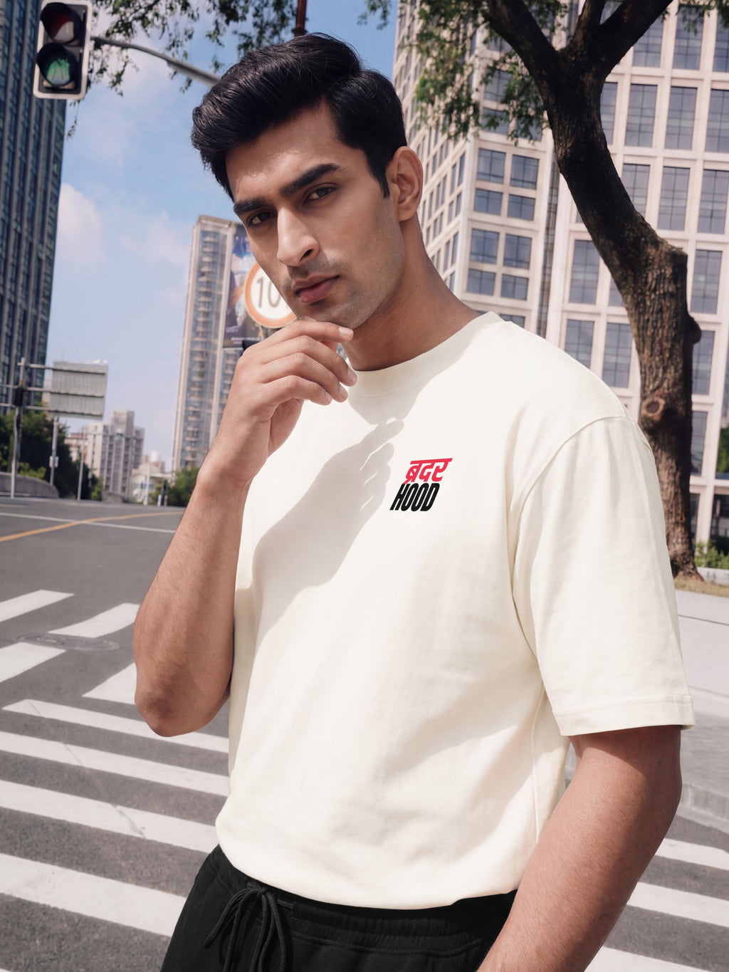 Bhai Chara Cotton Men's Oversized T-Shirt