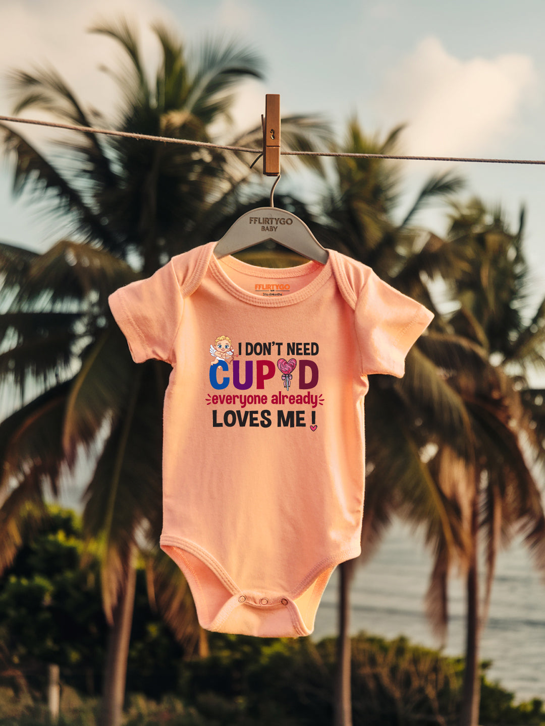 I Don't Need Cupid Baby Romper | Onesies