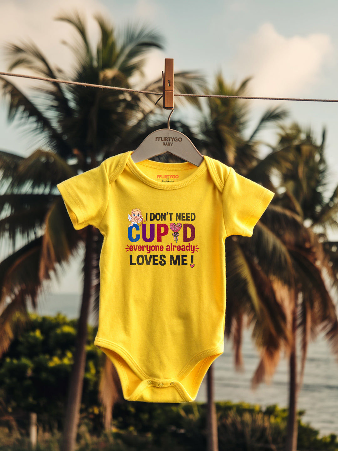 I Don't Need Cupid Baby Romper | Onesies