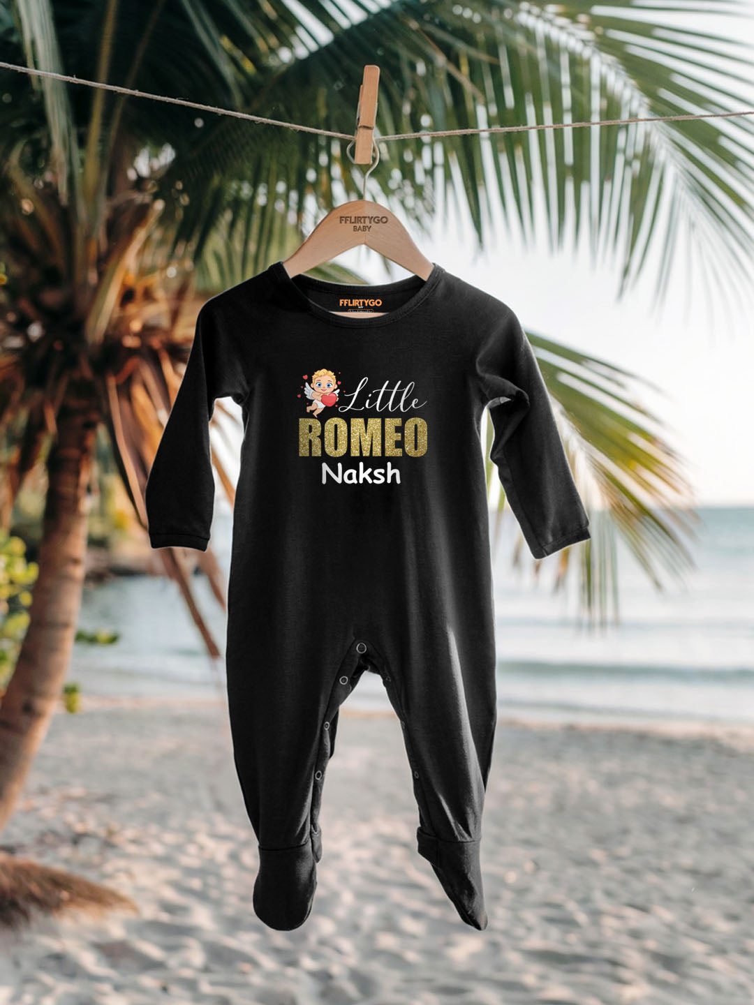 Little Romeo Baby Romper | Onesies w/ Custom Name