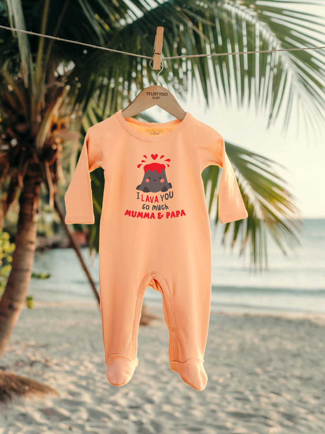 I Lava You So Much Baby Romper | Onesies